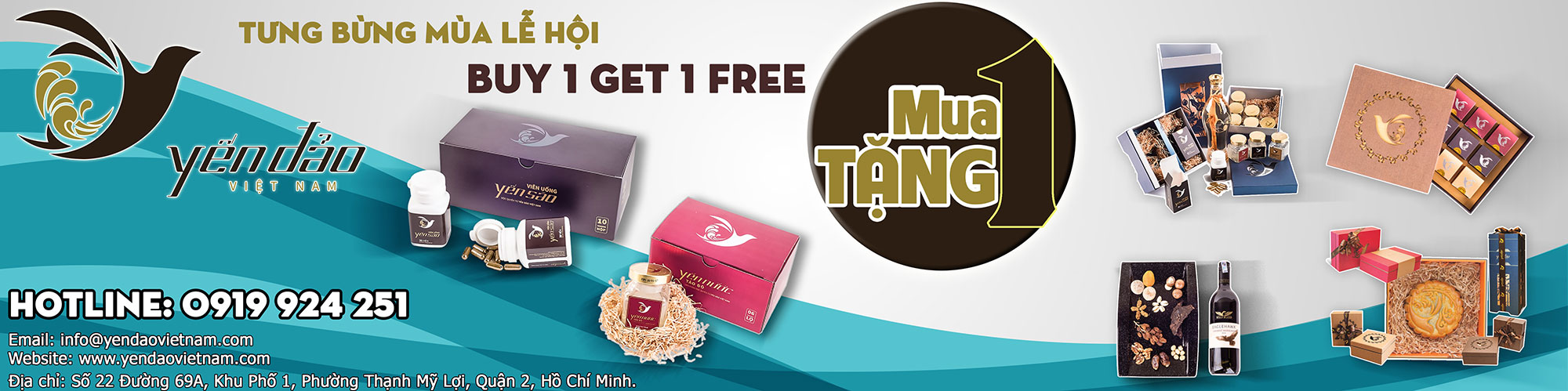 Yến Đảo Việt Nam - Tưng bừng khuyến mãi mua 1 tặng 1 