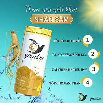 Nước giải khát Tổ Yến Nhân Sâm 240ml 